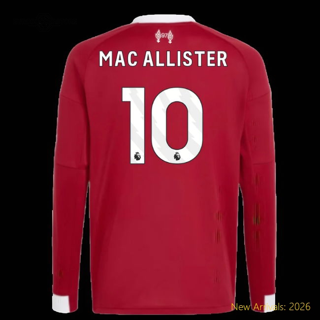 Premium Liverpool Kids Mac Allister 2025-2026 Performance Fabric