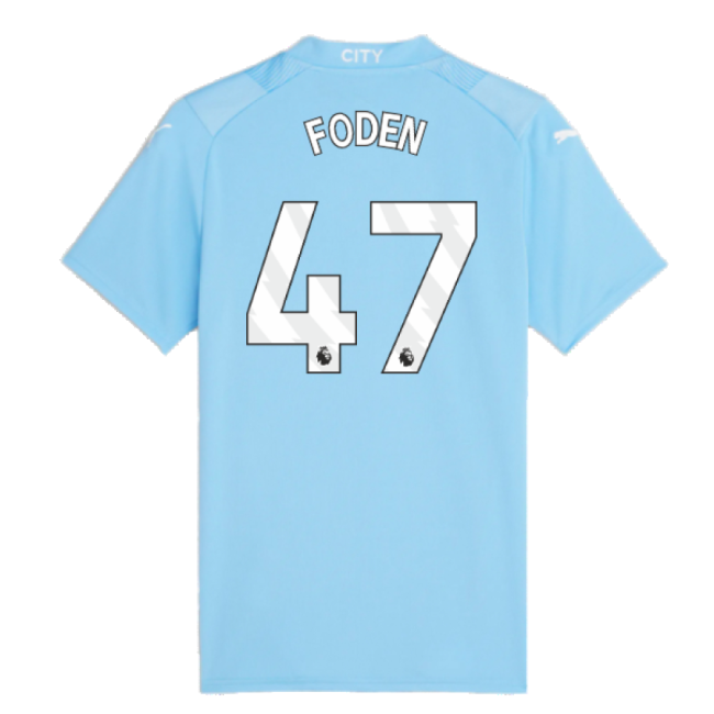 Classic Man City Classic Design Home Heritage Jersey (FODEN 47)