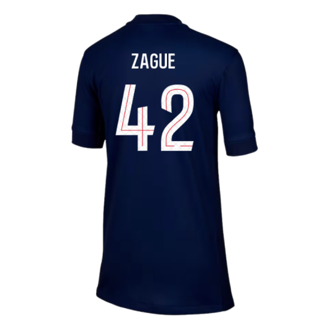 2025-2026 PSG Paris Saint Germain Home Shirt (Kids) (Zague 42)