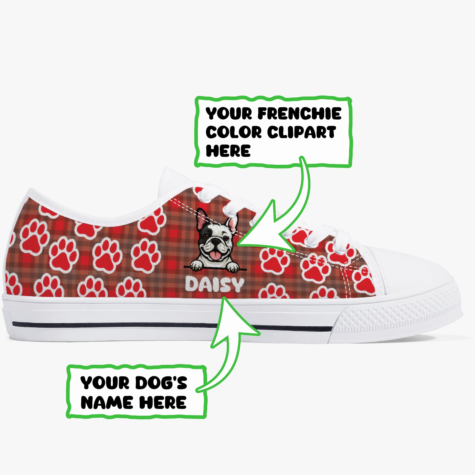 Street-Ready Hunter - Personalized Classic Low-top Canvas Shoes as a