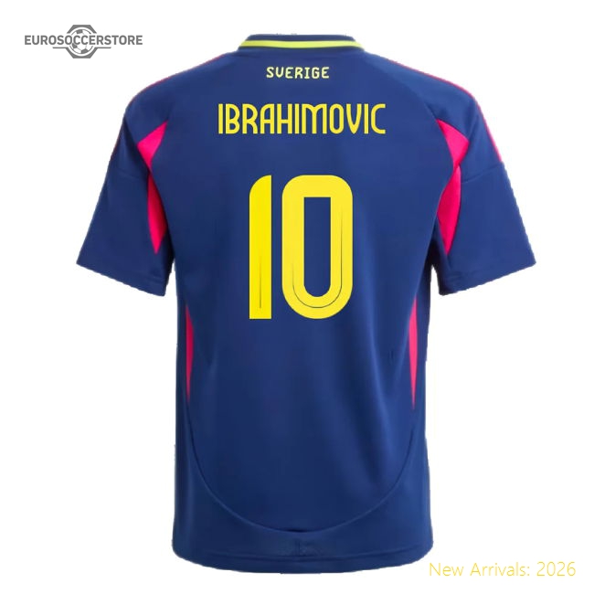 2024-2025 Sweden Away Shirt (Kids) (IBRAHIMOVIC 10)