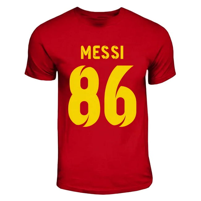 Elegant Football T-Shirt (Red) UV Protection Durable Stitching