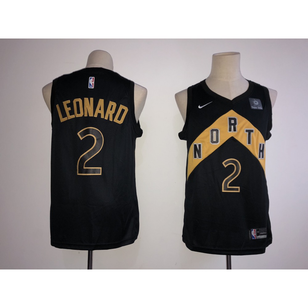 Game Day Classic Men's TOR #2 Kawhi Black Basketball Jersey