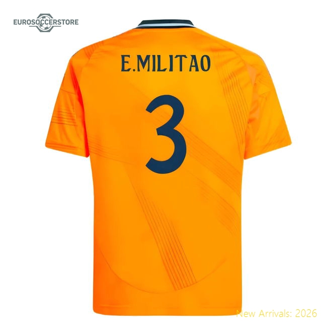 2024-2025 Football Team Youth Soft Jersey E.militao Performance Fabric