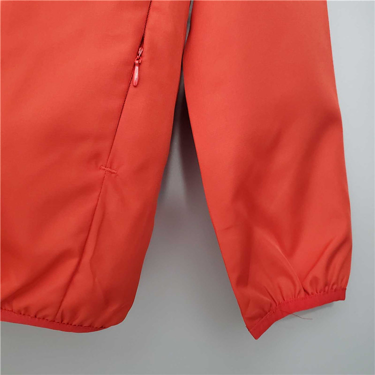 Premium Moisture Wicking AC Milan 21-22 Red Jacket Windbreaker