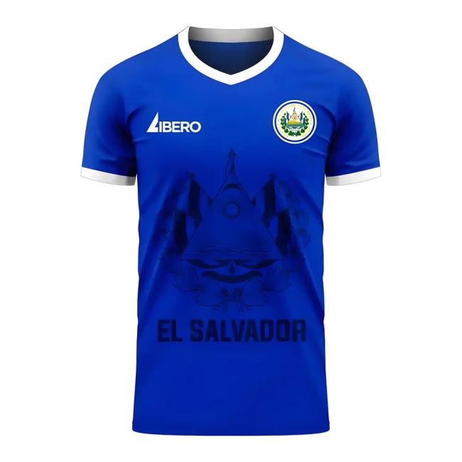World-Class El Salvador 2025-2026 Home Concept Football Kit (Libero)