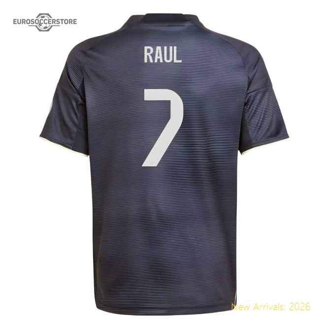 Top-Quality 2025-2026 Real Madrid Away Shirt (Kids) (Raul 7)