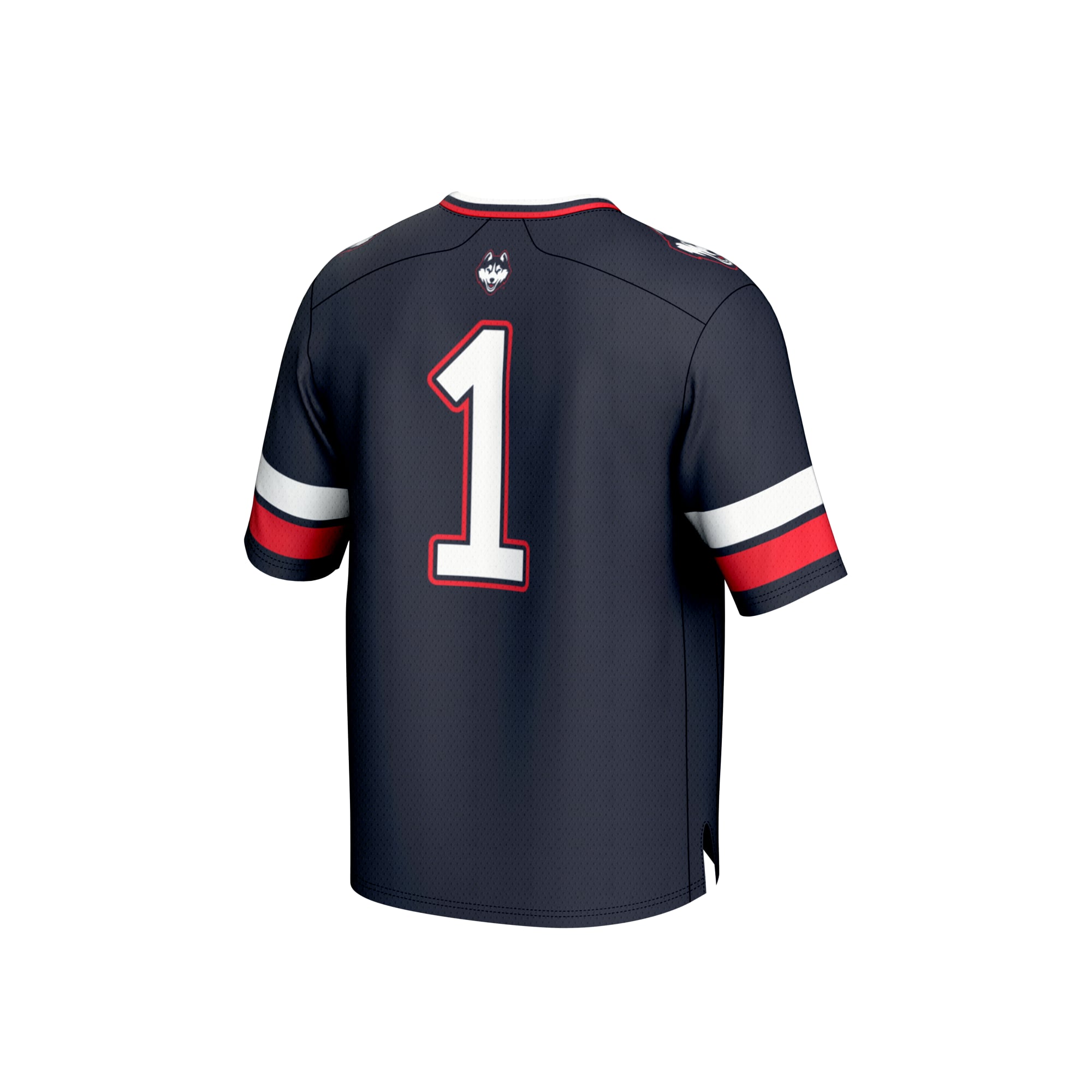 #1 UConn Huskies GameDay Greats Lightweight Collegiate Football Fashion Jersey - Navy