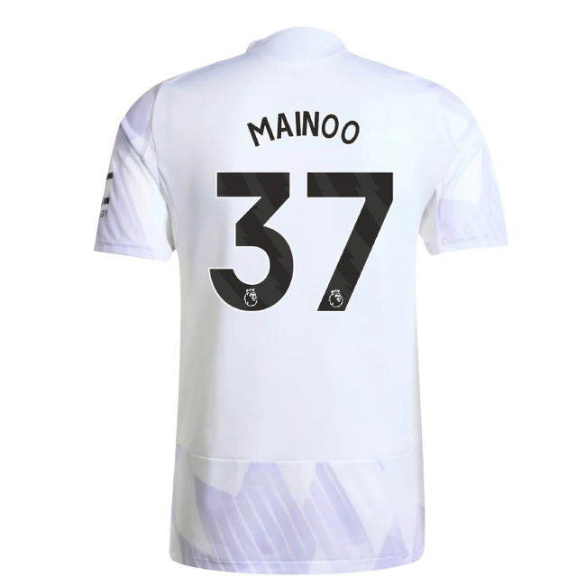 2025-2026 Man Utd Authentic Away Top (Mainoo 37)