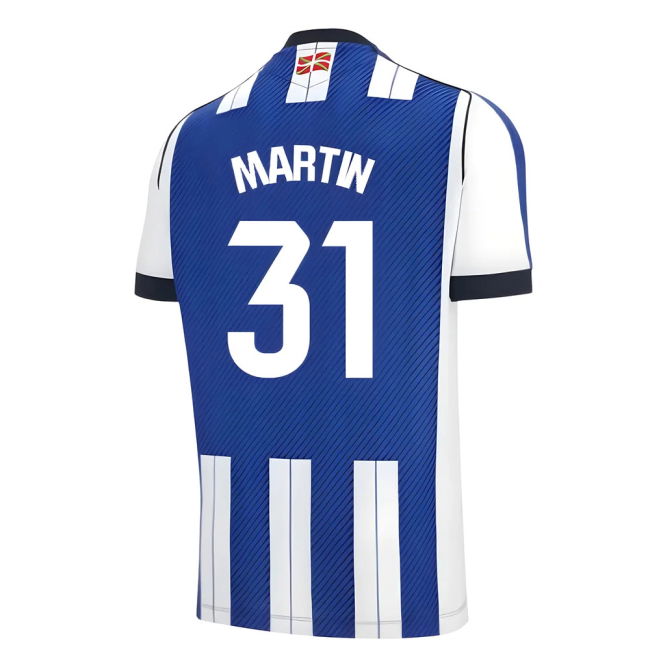 2025-2026 Real Sociedad Home Shirt (Martin 31) | Discounted