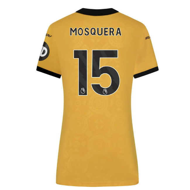 Iconic 2025-2026 Wolves Home Match Jersey - Stretchable Womens Ad#498