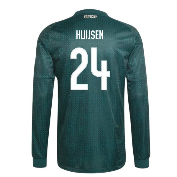 [DDJ] 2026 2027 Real Madrid Long Sleeve Shirt Away Authentic Uniform (Huijsen 24)