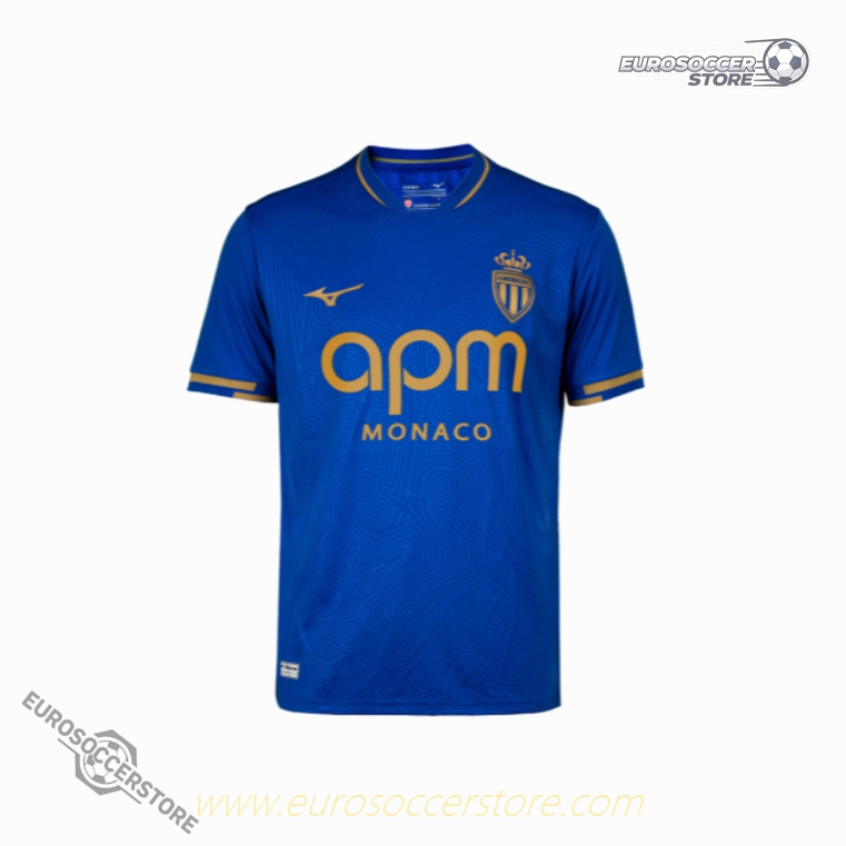 Monaco's Away Jersey for the 25-26 Season with ZAKARIA 6 Printing