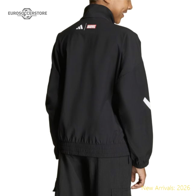 2025-2026 Real Madrid Anthem Jacket (black) - Kids - Supporter Edition