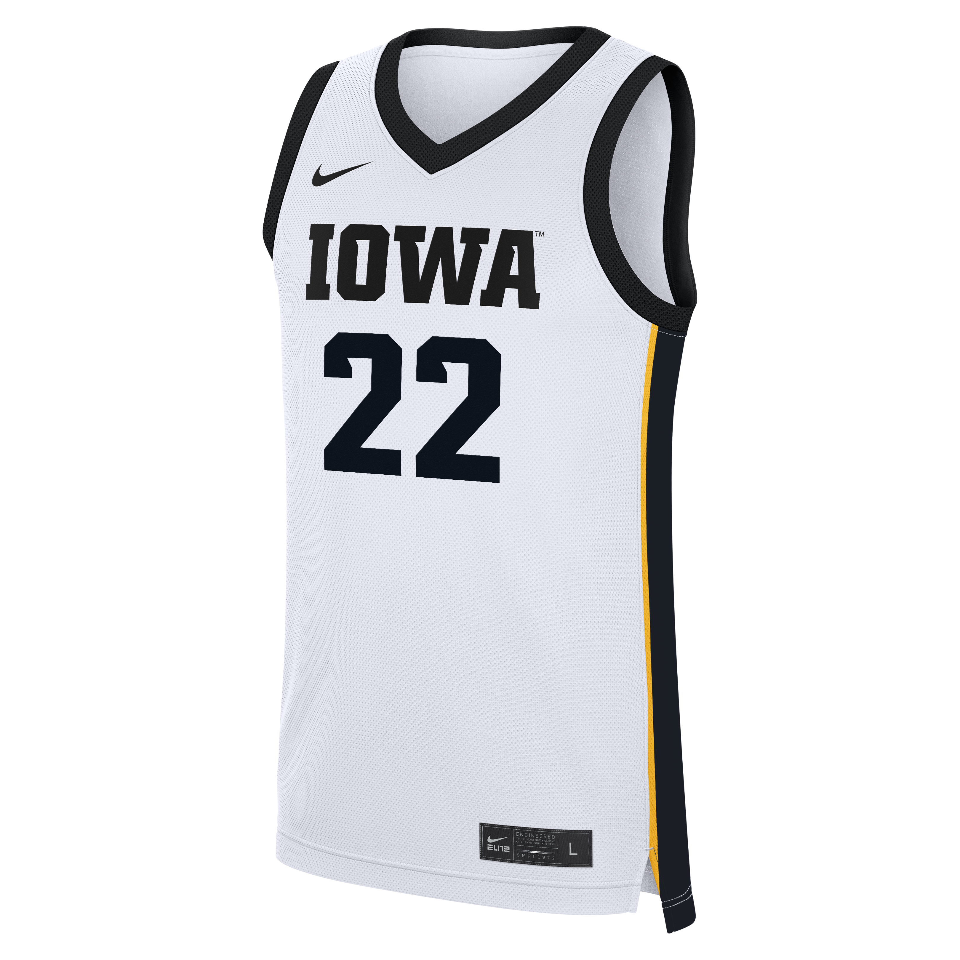 [DDG] Caitlin Clark Iowa Hawkeyes Home Women's Basketball Replica Jersey - White