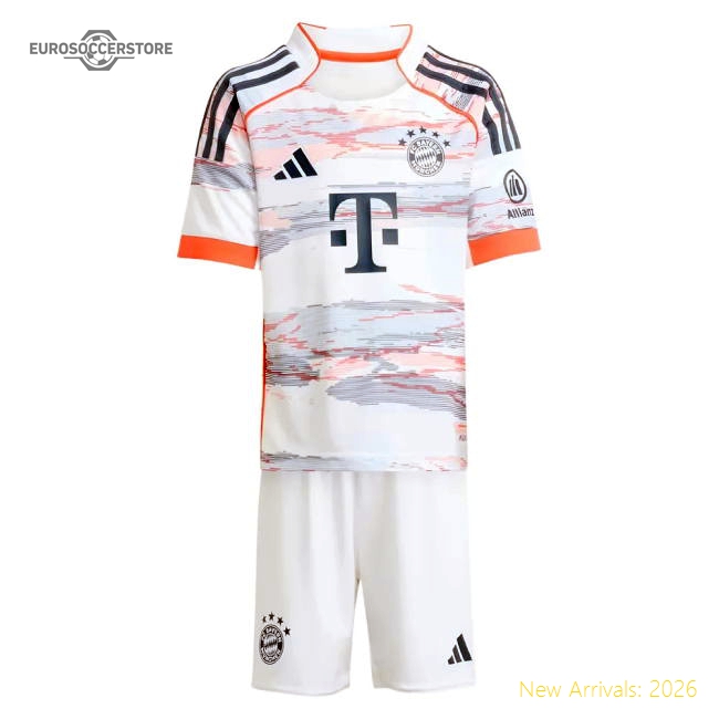 Performance 2025-2026 Bayern Munich Away Mini Kit (Luis Diaz 14)