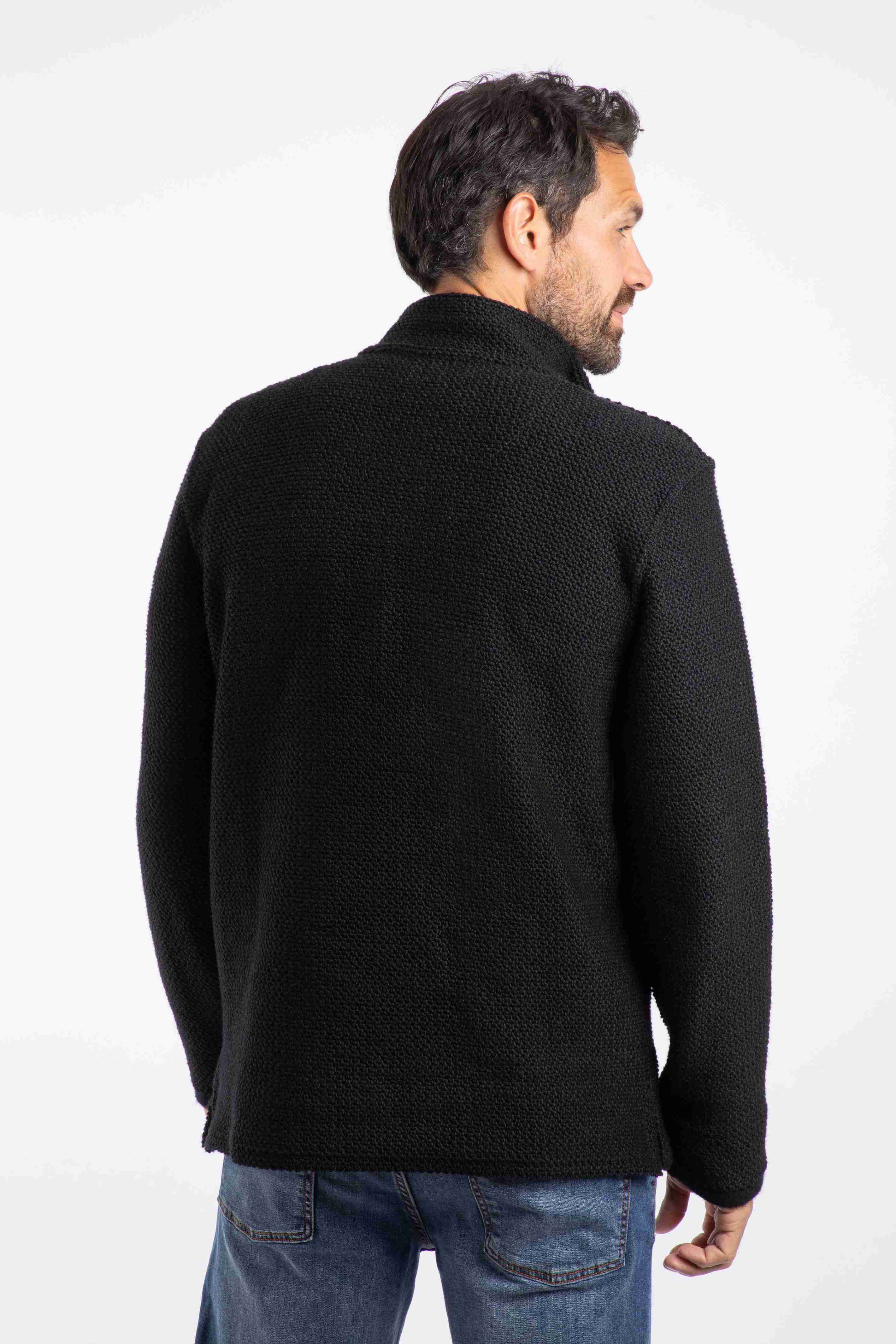 Cruiser 1/4 Zip Macaroni Sweatshirt Black