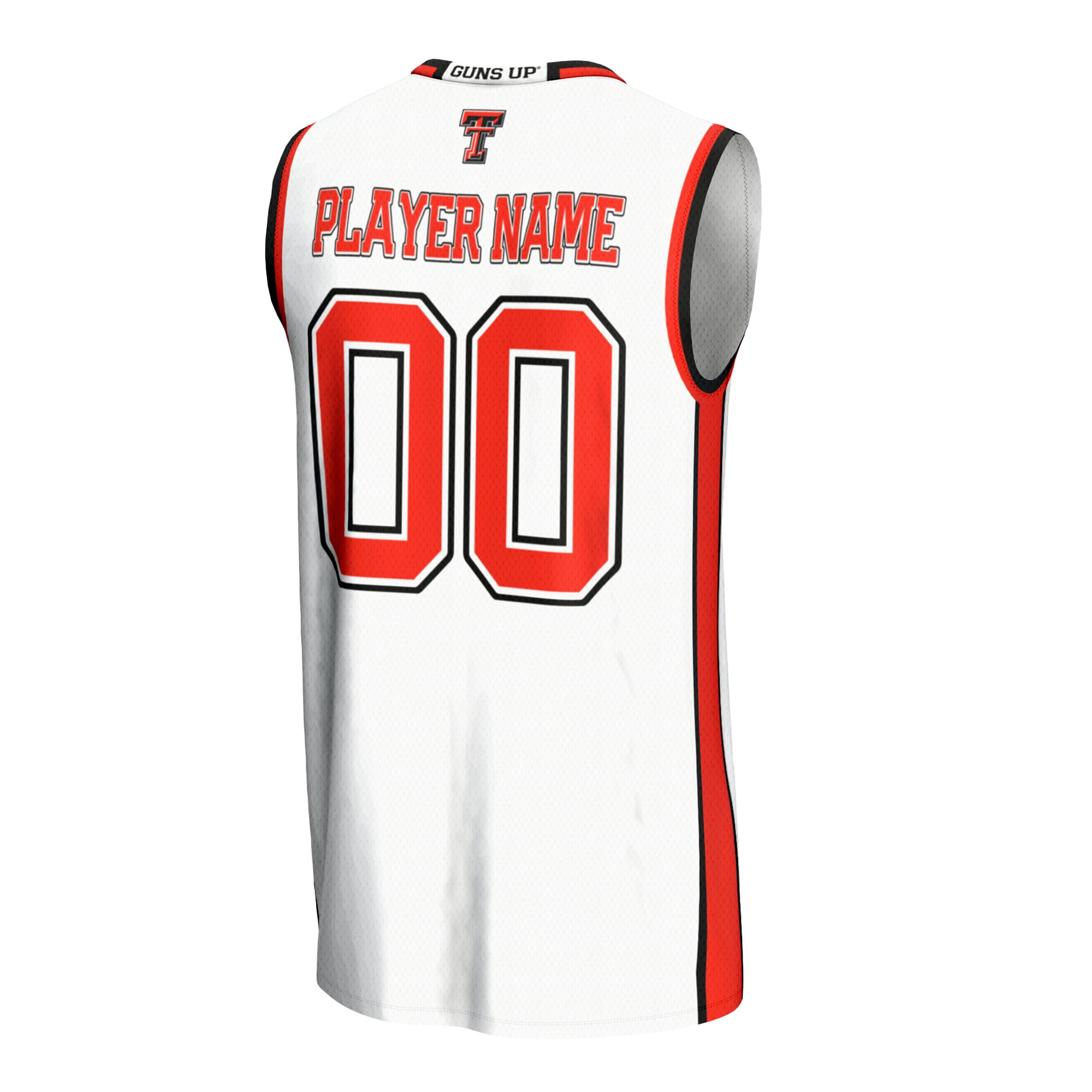 Texas Tech Red Raiders GameDay Greats Youth NIL Pick-A-Player Lightweight Men's Basketball Jersey - White