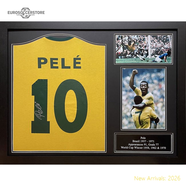Brasil 1970 Pele Signed Shirt (Framed)