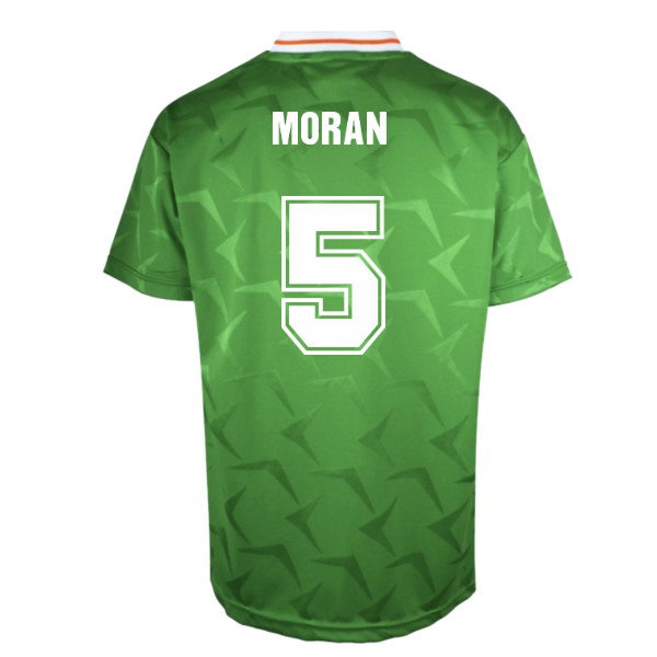 [DDJ] 1990 Ireland Home Retro Shirt (Moran 5)