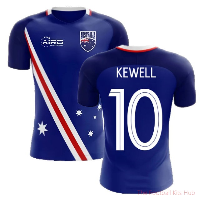 [EFS] 2025/26 Australia Flag Away Football Shirt (Kewell 10)