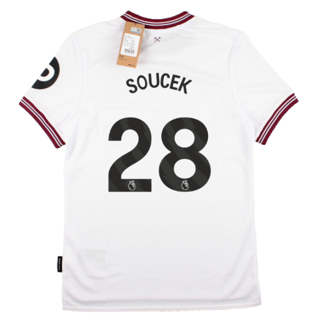 Football West Ham United Away Shirt Soucek #28 Pro Series Loyal 20...