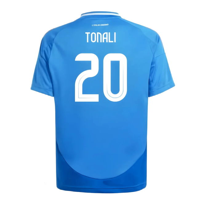 2024-2025 Italy Home Shirt (Kids) (Tonali 20) Authentic