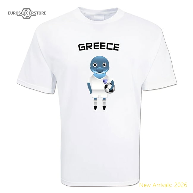 Greece Mascot Soccer T-shirt