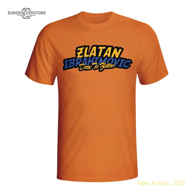 Zlatan Ibrahimovic Comic Book T-shirt (orange) - Kids