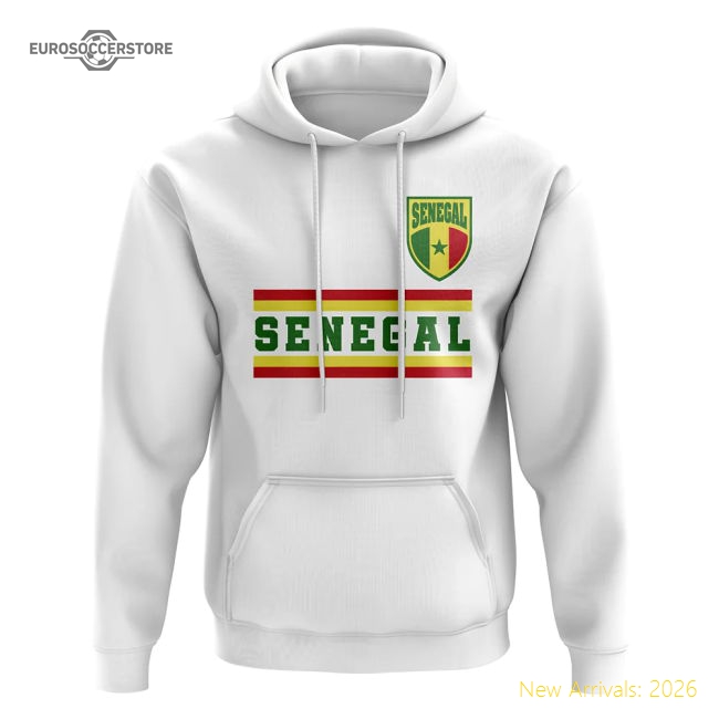 Exceptional Teranga Lions Core Football Country Hoody (white)