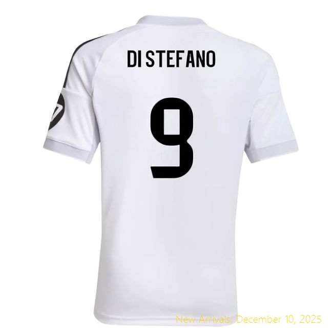 2025-2026 Real Madrid Home Shirt - Durable Soccer (Di Stefano 9) -...