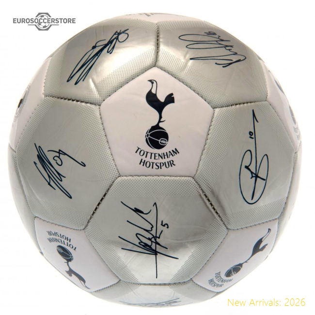 Authentic Tottenham Hotspur Fc Sig Silver Football - Premium Quality