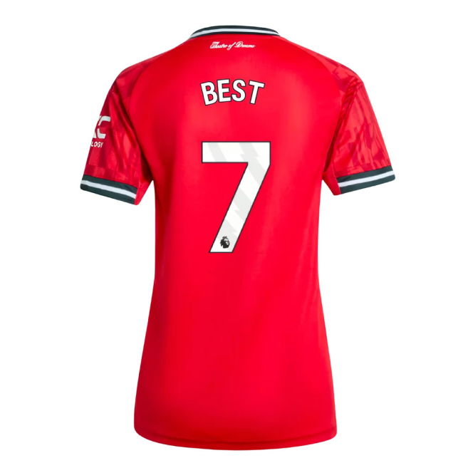 Man Utd Home Football Jersey 2025-20 Season Best 7 M Women S