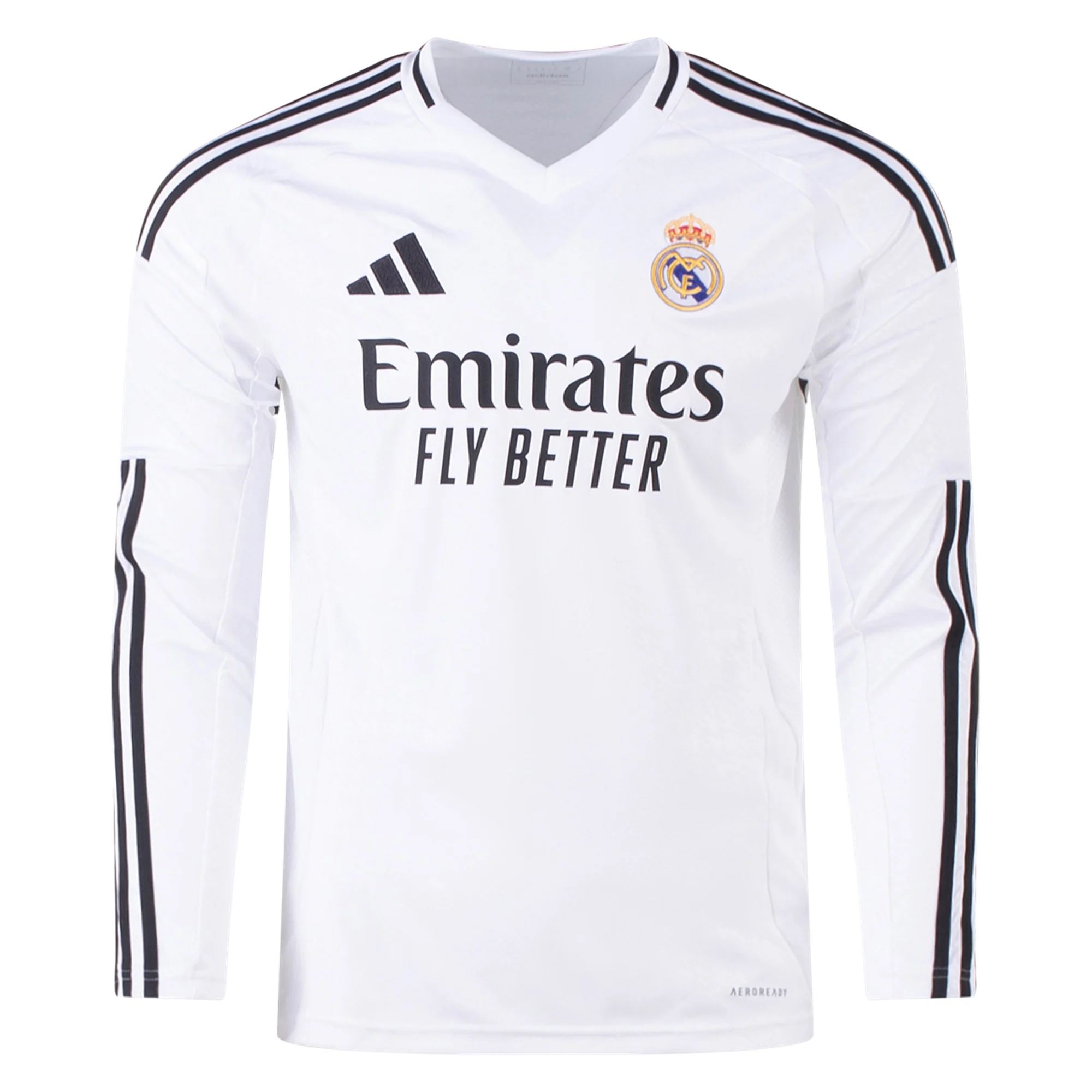 Real Madrid Sleeve 2024-2025 UCL Home Jersey – Authentic Shirt