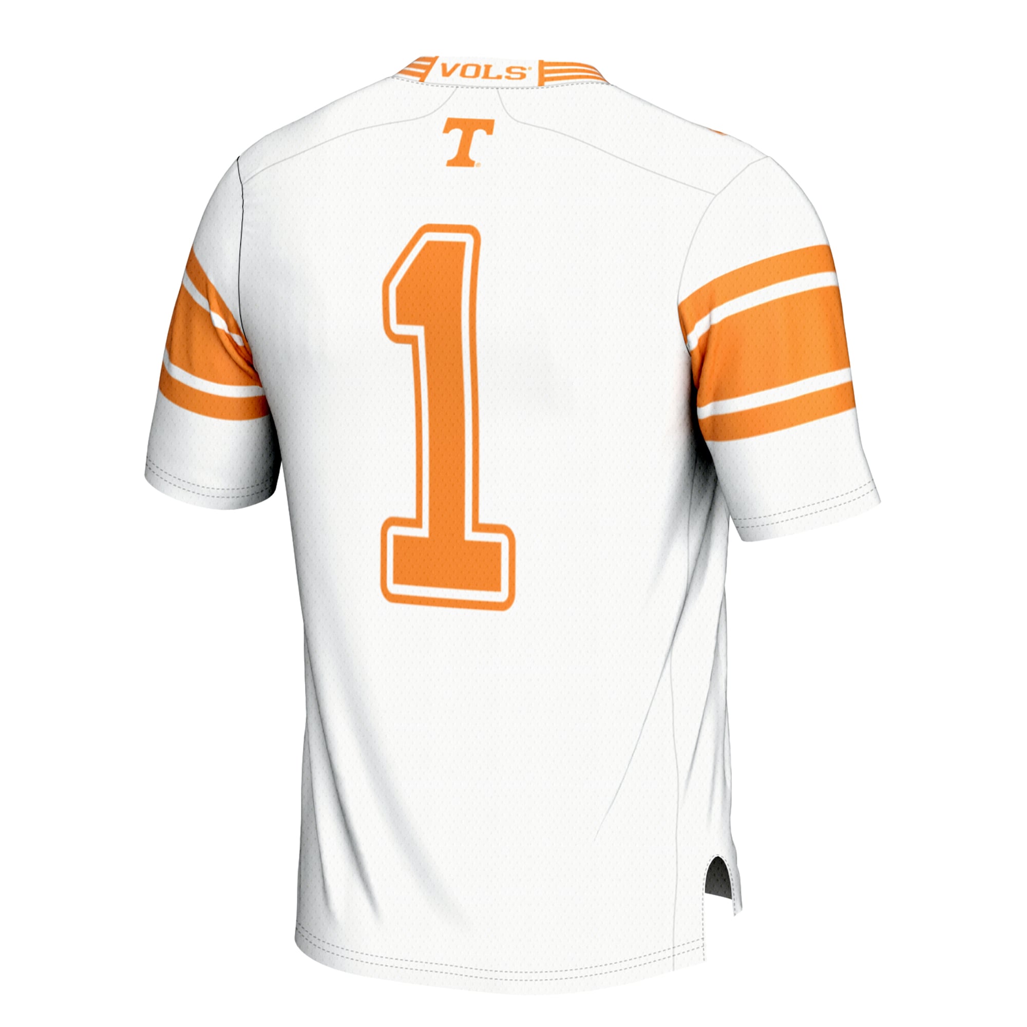 Youth #1 White Tennessee Volunteers Football Jersey
