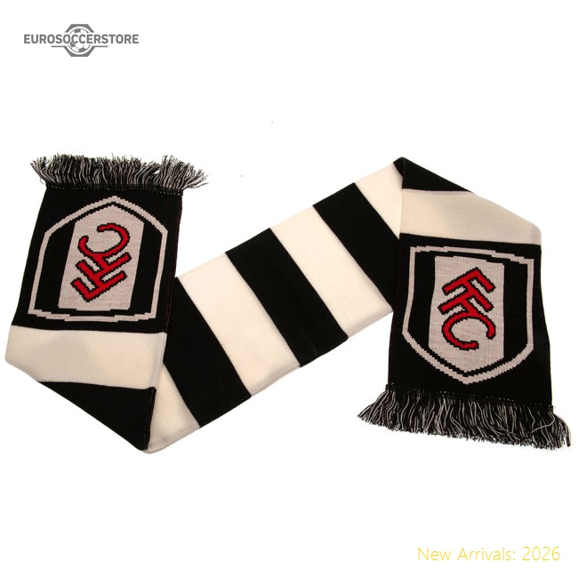 Official Fulham Fc Bar Scarf - Premium Quality Football Apparel For