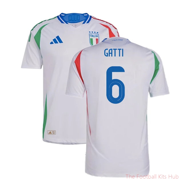 2024-2025 Italy Authentic Away Shirt (GATTI 6)