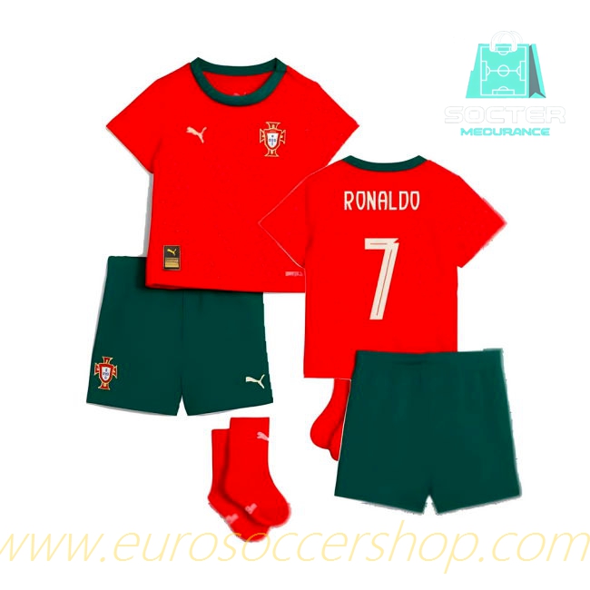 2025-26 Collection Premium Portugal Home Jersey Children (Ronaldo 7)
