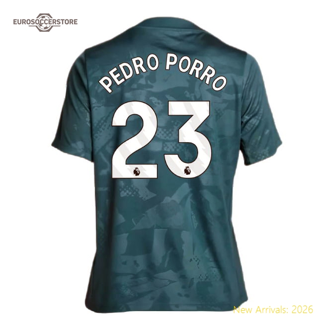 Football Team Pedro Porro Hypoallergenic Kids Jersey Drycell