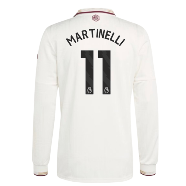 Arsenal Third Football Jersey 2025-20 Season Martinelli 11 L M S