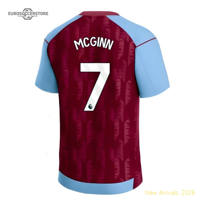 Premium 2023-2024 Aston Villa Home Shirt (kids) (mcginn 7) - Premium