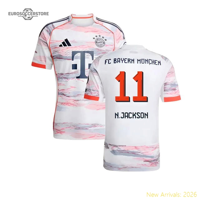 Match-Day 2025-2026 Bayern Munich Away Shirt (N.Jackson 11)