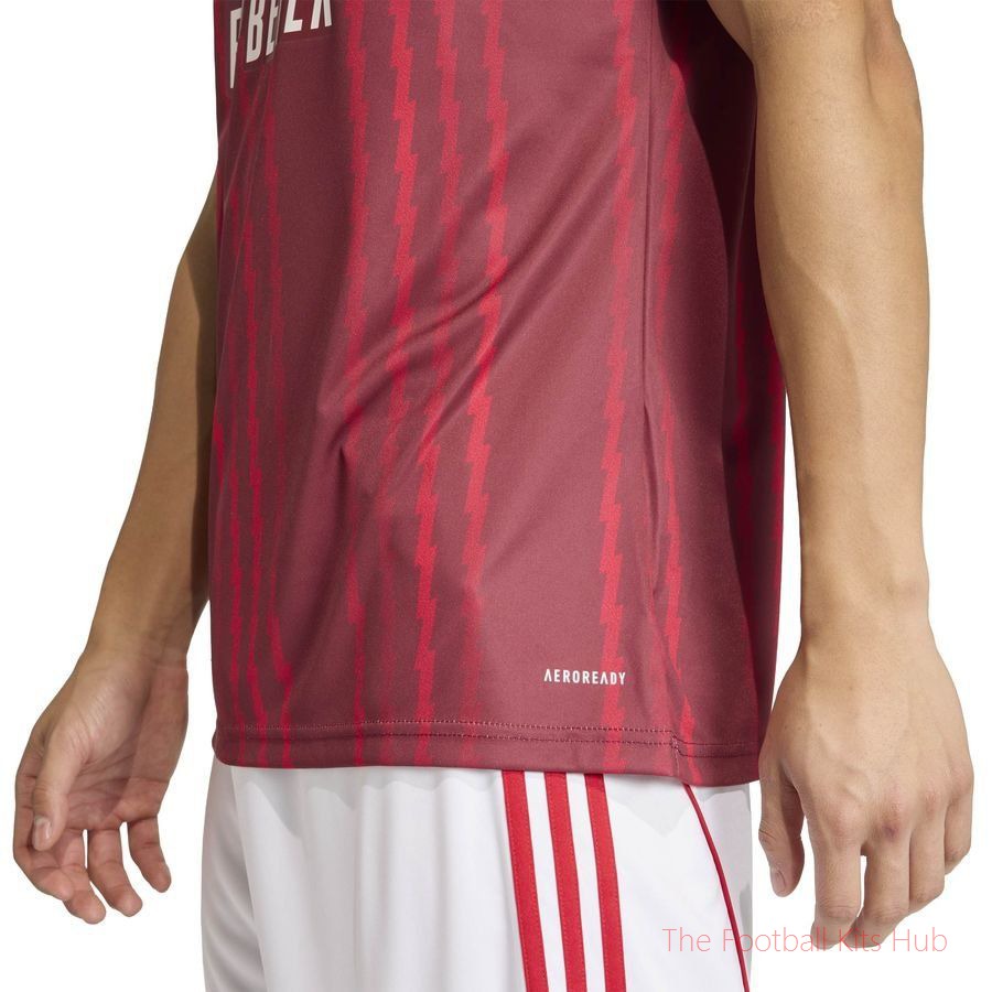 Arsenal Training T-Shirt Pre Match - Collegiate Burgundy/Pure Ruby