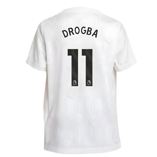 Top Tier Chelsea Drogba #11 2024-2025 Season Fan Gear Football Kit ...