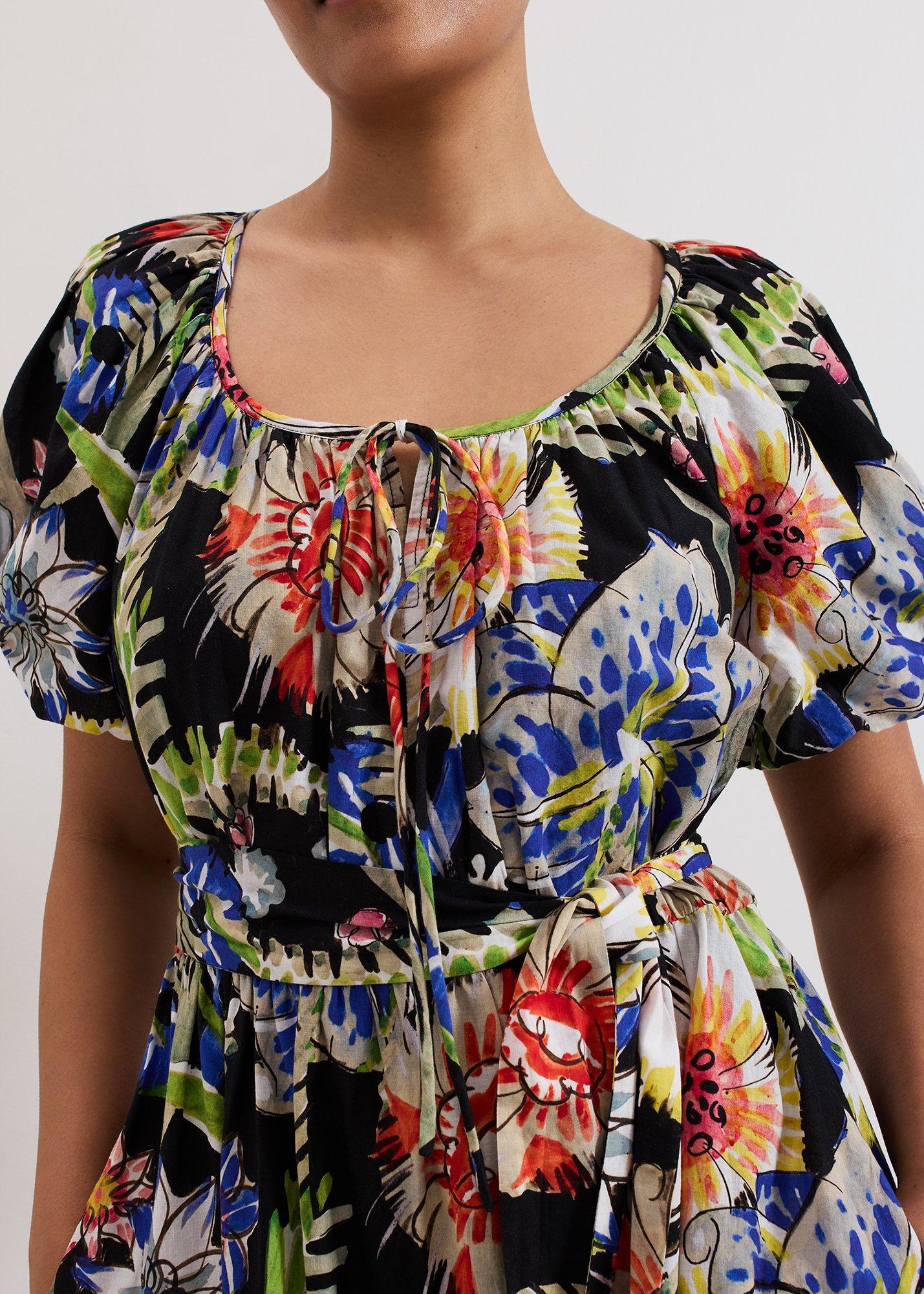 Petite Asa Floral Dress
