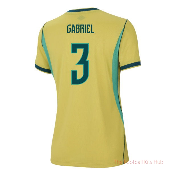 Premium Brazil 2026-2027 Home Shirt (Womens) (Gabriel 3)