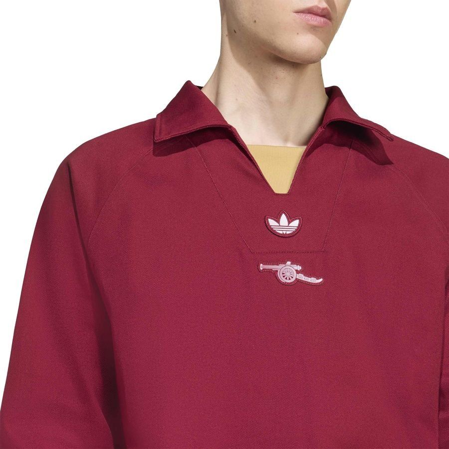 Arsenal Sweatshirt Drill Terrace Icons Burgundy