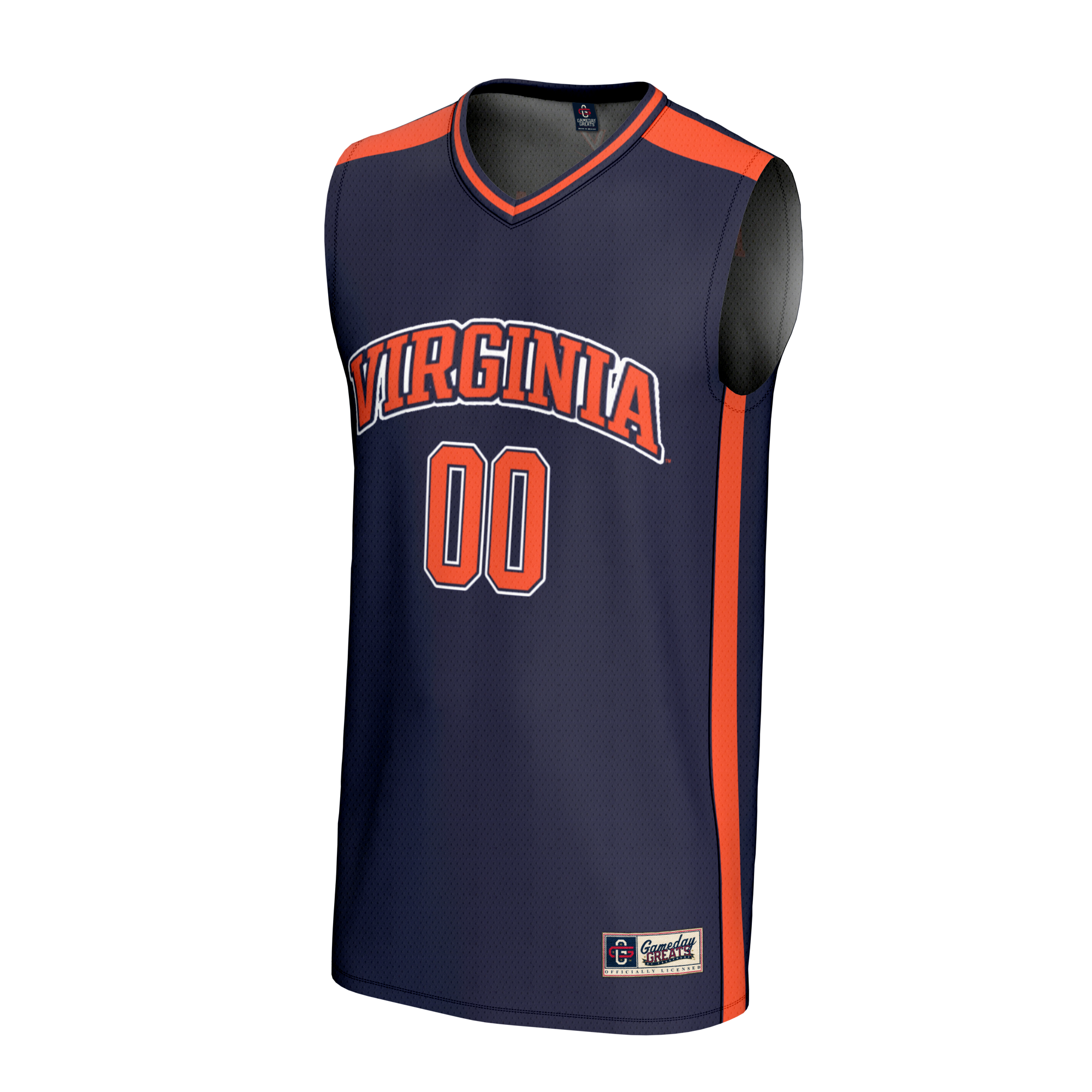 [DDG] Virginia Cavaliers GameDay Greats NIL Pick-A-Player Lightweight Basketball Fashion Jersey - Navy