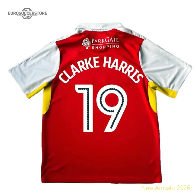 Rotherham 2016-17 Home Shirt ((Good) XL) (Clarke Harris 19)