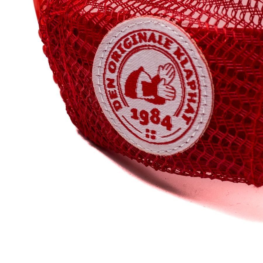 Denmark Clapping Hat Red/pure White In Multiple Adult Sizes